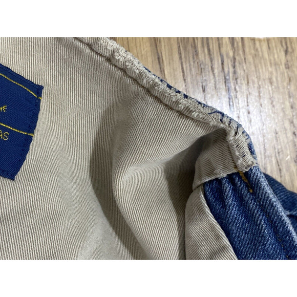 Circle S Dallas Texas Denim Vest Mens XXL 100% Cotton Blue Cowboy Western Vest - Picture 8 of 8